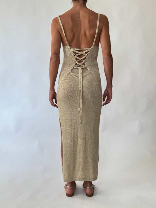 Abito lungo lurex