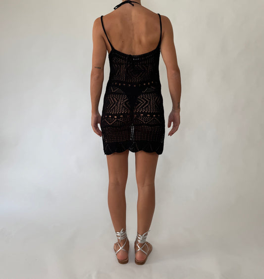 Abitino Crochet Nero