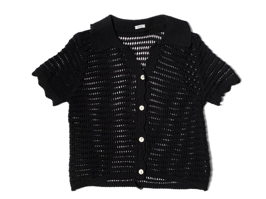 Polo Crochet Nera